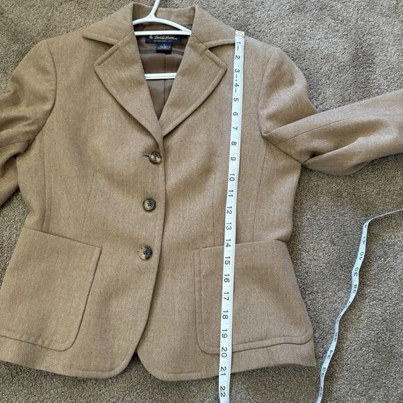 Brooks Brothers Women’s 3 Button Wool Blend Brown Blazer Size 4 - Picture 8 of 9